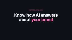 Achtung.app: GEO-Intelligence for Businesses and Agencies